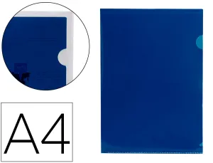 Carpeta Uñero Plastico Azul