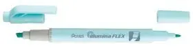 Marcador Fluorescente de Doble Punta Azul Claro Pastel