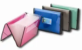Carpeta Fuelle Expanding File 134 Colores Variados Foldermate - Multitec