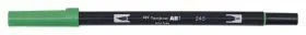 Dual Brush-245 - Rotulador Tombow Doble Punta Pincel. Color Sap Green.