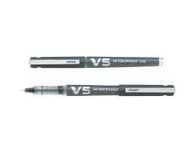 Pilot V5 Hi-Techpoint Recargable Negro
