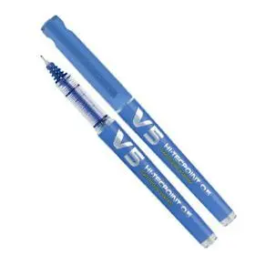 Pilot V5 Hi-Techpoint Recargable Azul