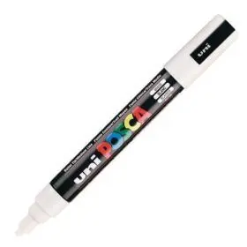 Pc-5M Blanco Posca Marcador Rotulador de Pintura Al Agua
