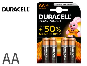 (4) Pilas Duracell Aa Plus Power