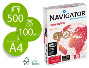 Papel A4 Navigator 100G 500H Presentation