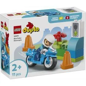 10471 Moto de Policía Azul Lego