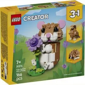 31376 Lindo Hámster con Flor Lego
