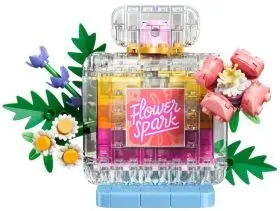 31383 Frasco Decorativo de Perfume Floral Lego