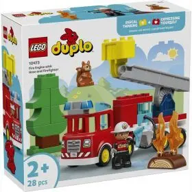 10473 Camión de Bomberos con Manguera y Bomberos Lego