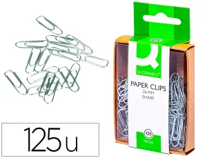 Clips Niquelados Q-Connect Kf10662 210X297