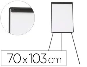 Pizarra Blanca Q-Connect con Tripode 100X70 cm para Convenciones Superficie Lami