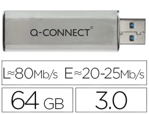 Memoria Usb 64 Gb 3. 0 Flash Drive Q. connect C. Sur - Q-Connect