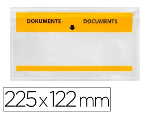 (100) Sobre Autoadhesivo Portadocumentos 225X122Mm
