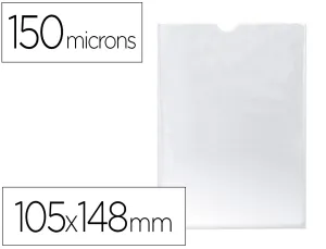 Funda Portadocumento Q Connect A6 Pvc Uñero