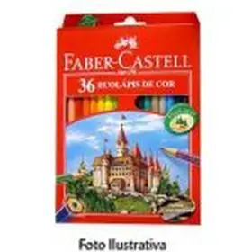 Caja Roja 36 Lapices de Colores Faber-Castell