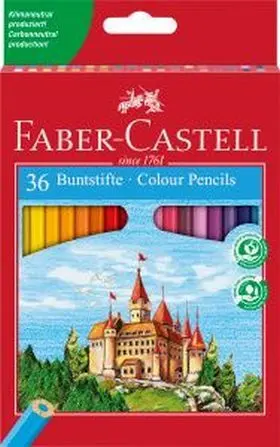 Caja 36 Lapices de Colores Serie Roja Faber Castell