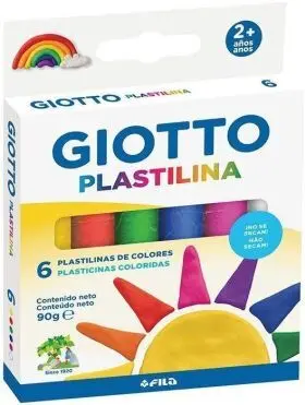 Est Giotto Plastilinas 90G 6 Colores