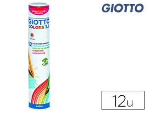 Giotto Colors Bote Metalico 12 Colores