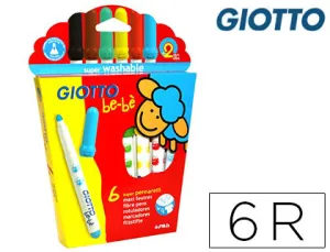 Rotuladores Giotto Be-Be 6 uds. Giotto - Robercolor - Fila