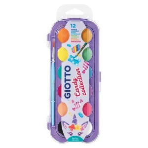 Estuche 12 Giotto Acuarelas Candy