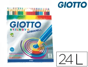 24 Lapices Giotto Stylnovo Acuarelables