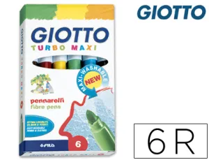 Rotuladores Giotto Turbo Maxi 6