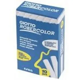 Caja 10 Tizas Robercolor Blancas Giotto - Robercolor - Fila