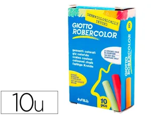 Caja 10 Tizas Robercolor de Colores Giotto - Robercolor - Fila
