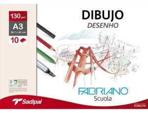 Laminas de Dibujo A3 130G