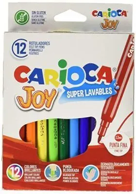 Rotuladores Carioca 12 Colores Bolsa