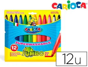Rotuladores Carioca Jumbo Superwashable