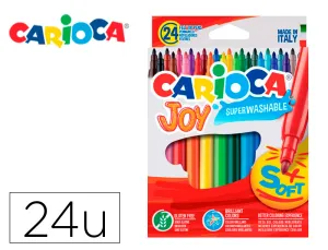 Rotuladores Carioca Joy 24 Colores Superwashable