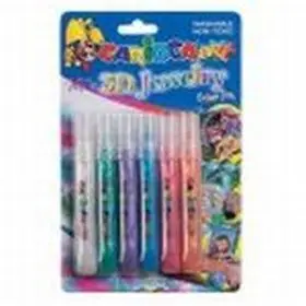 Blister 6 Glitter Pop In 3D Jewelry
