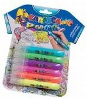 Blister 6 Glitter Pop 3D Puffy Colors