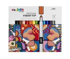 Carioca Plus Rotulador Prisma 12 uds