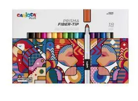 Carioca Plus Rotulador Prisma 18 uds
