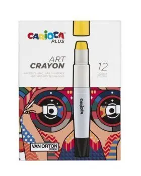 Carioca Plus Art Crayon 12Ud