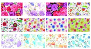 Papel de Regalo Raso Fiori