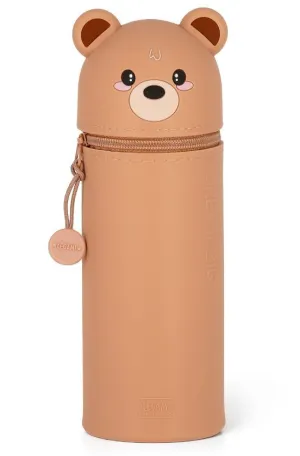 2-In-1 Silicone Pencil Case - Kawaii - Teddy Bear Legami