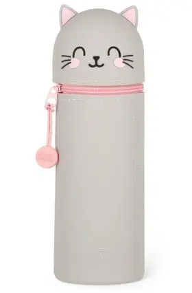 2-In-1 Silicone Pencil Case - Kawaii - Kitty Legami
