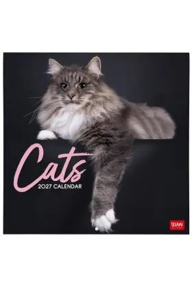 Wall Calendar 2027 - Cats Legami
