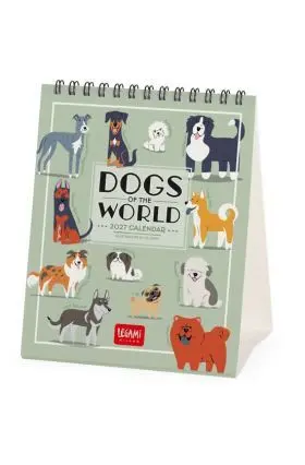 Desk Calendar 2027 - Dogs Legami