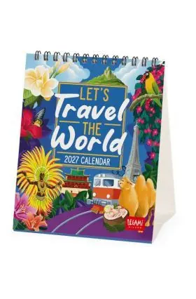 Desk Calendar 2027 - Around The World Legami