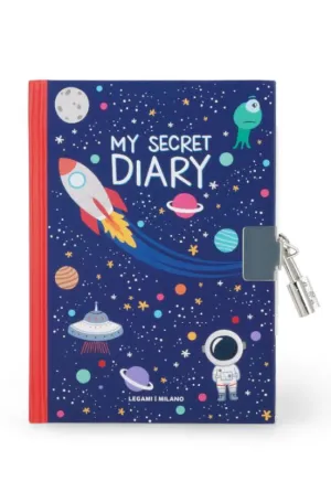Secret Diary With Padlock - My Secret Diary - Space Legami