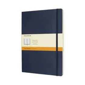 Moleskine Libreta Clasica Tapa Blanda Azul Zafiro Xl Rayada Tapa Blanda