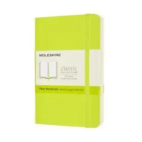 Moleskine Libreta Clasica Tapa Blanda Verde Limon Pocket 9 X14 cm Lisa Ts