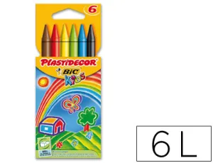 Plastidecor 6 Colores Plastidecor - Bic