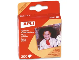 (200) Fija Fotos Esquineros Apli