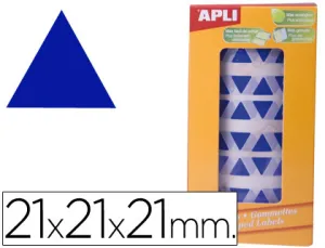Gomets Triangulos Azules Grandes