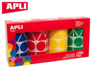 Pack Rolos Gomets Colores y Formas Variadas